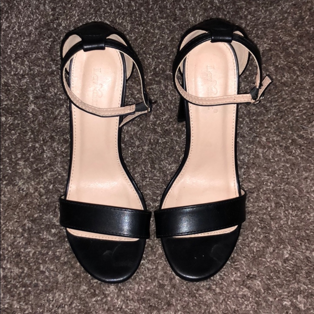 Black heels